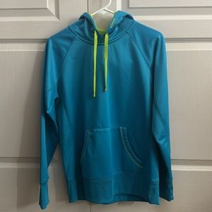 Reebok Hoodie (M) - Blue and Green